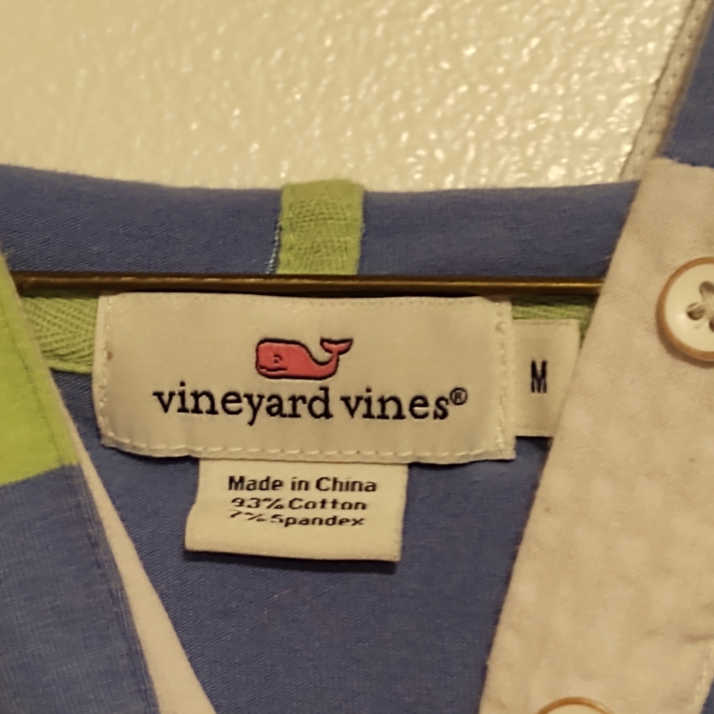 Vineyard Vines hooded rugby shirt